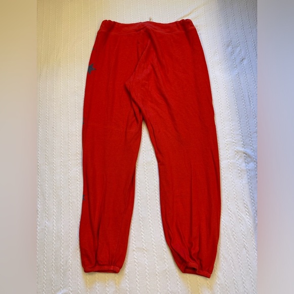 Loungewear Set SUNDRY top & pants Blue Stars in Red Size L/XL (3-4) - Picture 12 of 16